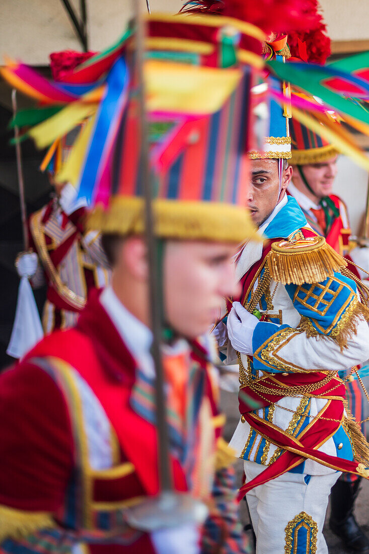 The Festival of Saint John of Sobrado, also known as Bugiada and Mouriscada de Sobrado, takes place in the form of a fight between Moors and Christians , locally known as Mourisqueiros and Bugios, Sao Joao de Sobrado, Portugal