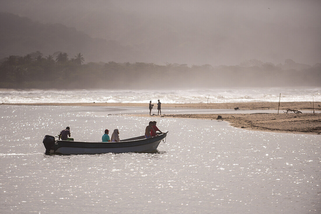 Mouth of the Don Diego River and the Caribbean Sea, Colombia