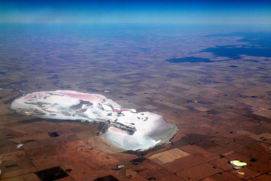 Salt lake, north Victoria, Australia, Pacific