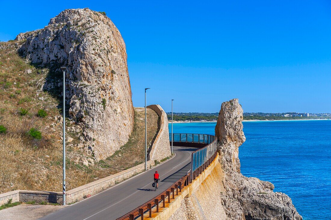 Split mountain (Montagna Spaccata), Galatone, Lecce, Salento, Apulia, Italy, Europe