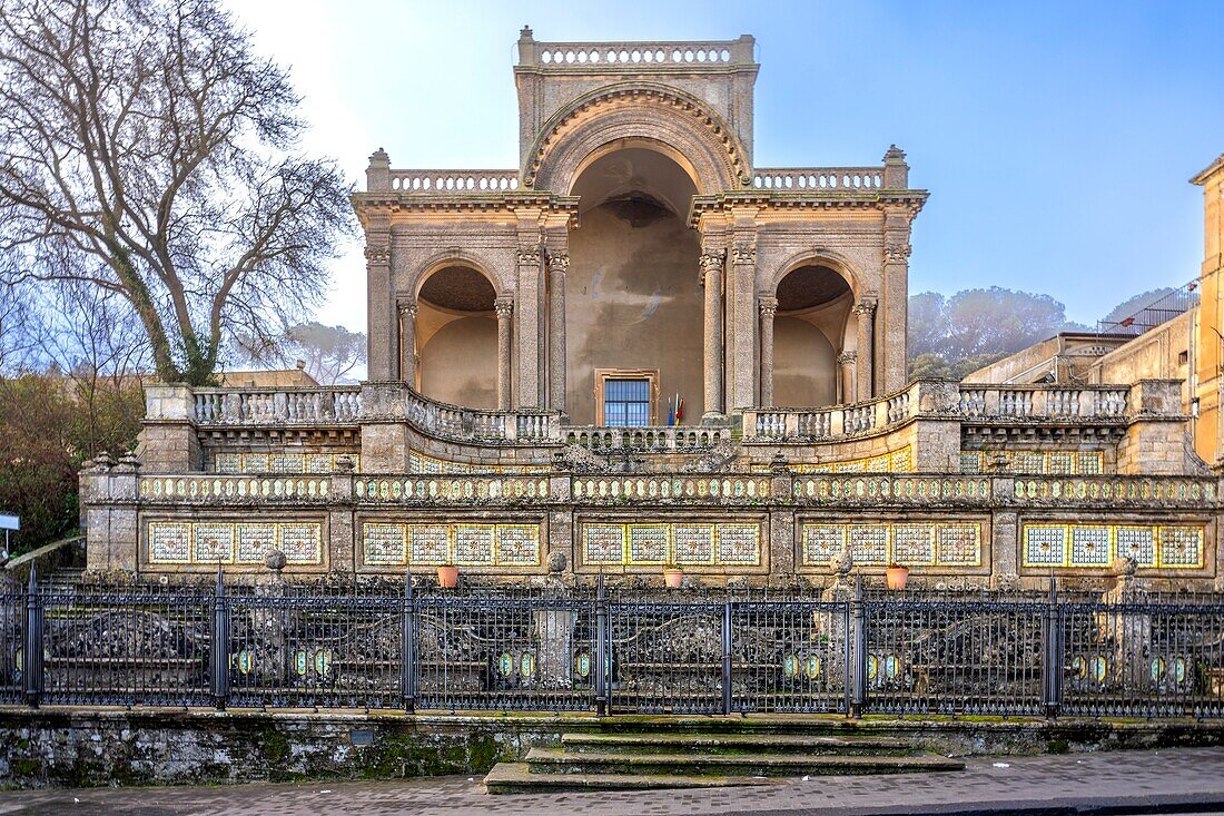 Keramikmuseum, Caltagirone, Val di Noto, UNESCO-Welterbe, Catania, Sizilien, Italien, Mittelmeerraum, Europa