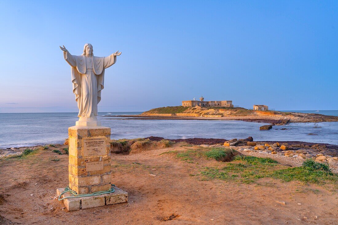 Insel der Ströme (Isola delle Correnti), Portopalo, Siracusa, Sizilien, Italien, Mittelmeer, Europa