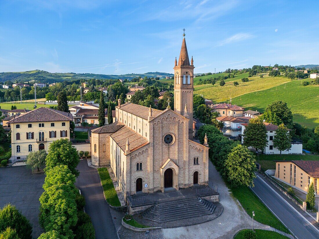 Parish church of Sant'Antonio, Levizzano, Castelvetro di Modena, Modena, Emilia-Romagna, Italy, Europe