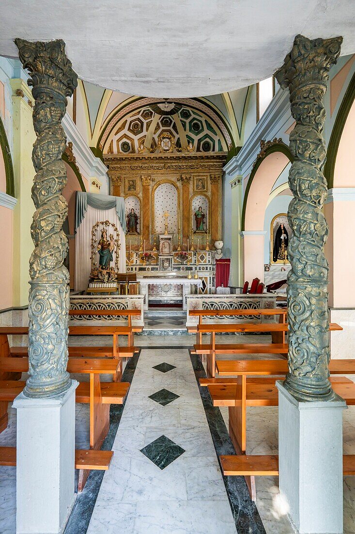 Kirche der Madonna delle Grazie, Carpinone, Isernia, Molise, Italien, Europa