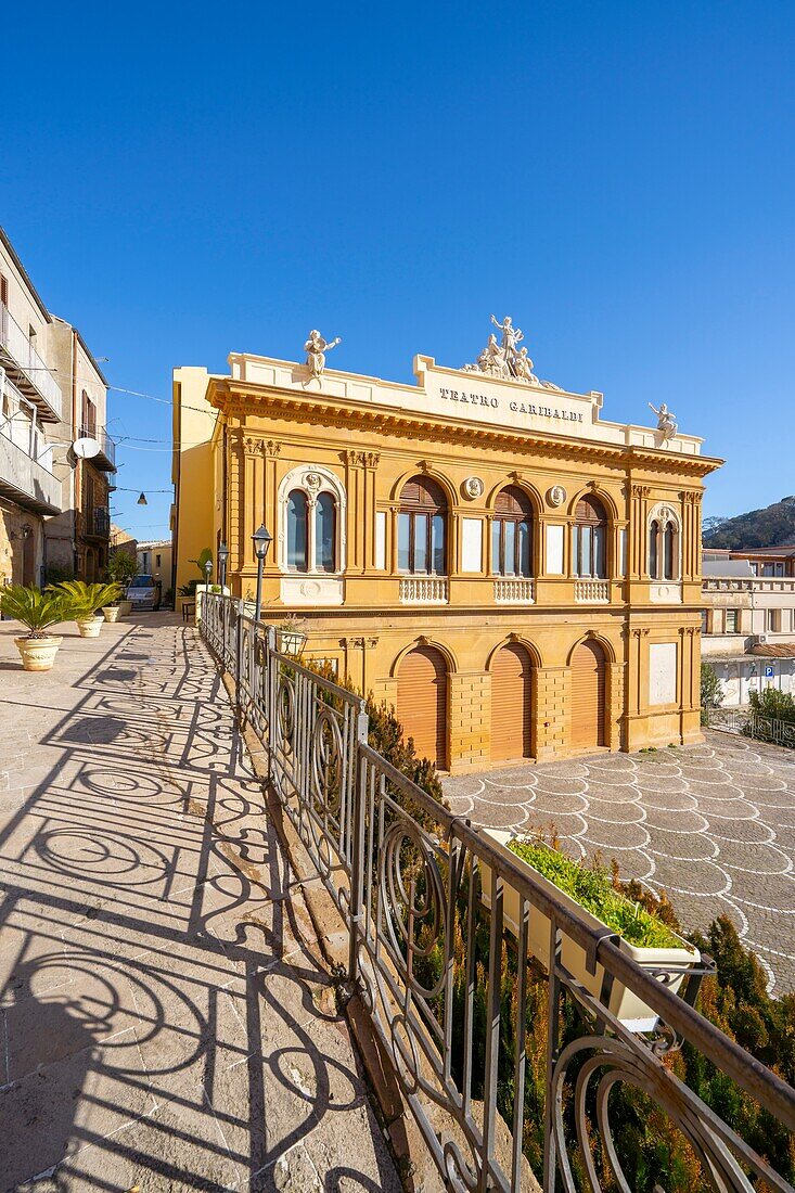 Garibaldi-Theater, Piazza Armerina, Enna, Sizilien, Italien, Mittelmeer, Europa