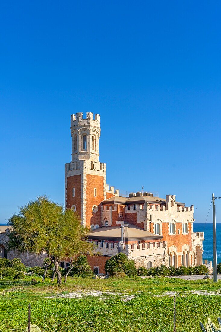 Burg Tafuri, Portopalo di Capo Passero, Siracusa, Sizilien, Italien, Mittelmeer, Europa