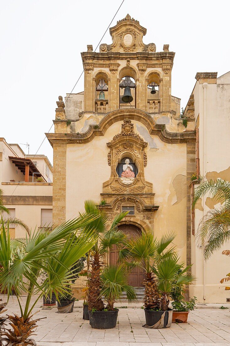 Kirche von San Calcedonio, Mazara del Vallo, Trapani, Sizilien, Italien, Mittelmeer, Europa