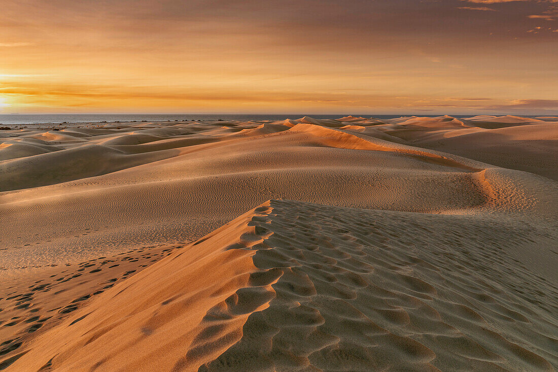 Maspalomas Sanddünen, Gran Canaria, Kanarische Inseln, Spanien, Atlantik, Europa