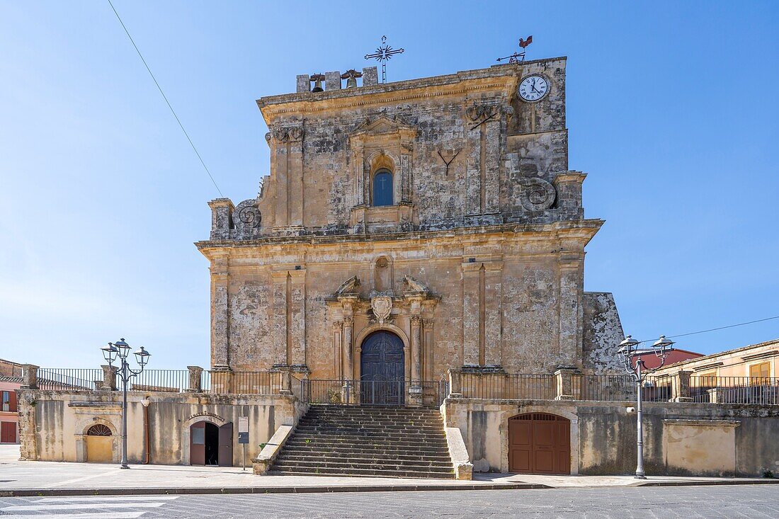 Mother Church, Ferla, Province of Syracuse, Sicily, Italy, Mediterranean, Europe