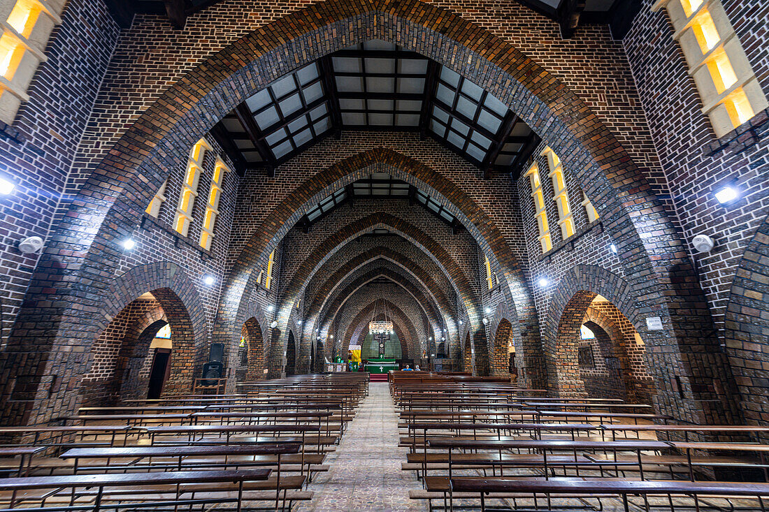 Cathedral of Mbuji Mayi, Eastern Kasai, Democratic Republic of Congo, Africa