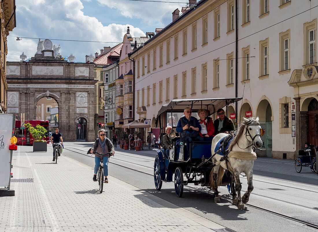 Old city center, Innsbruck, Tyrol, Austria, Europe