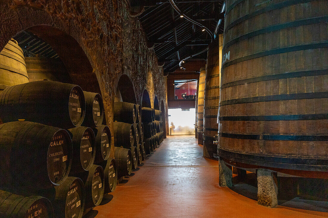 Caves Calem, port wine cellars, Porto, Norte, Portugal, Europe