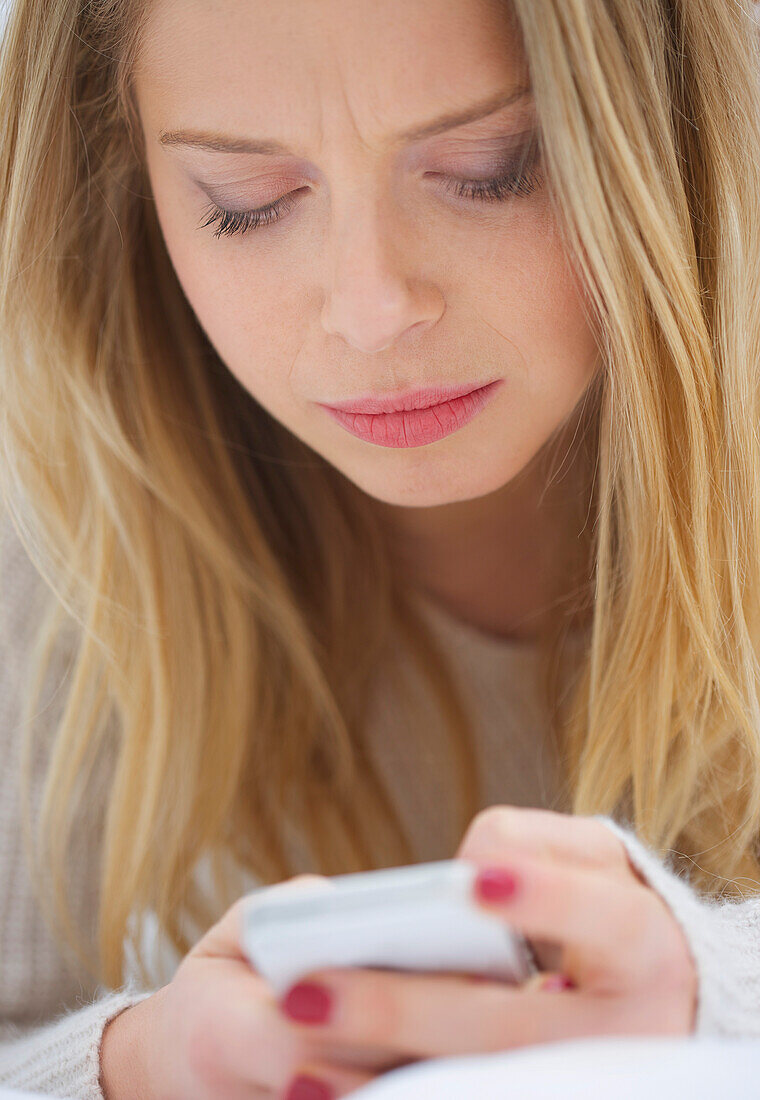 Woman Using Cell Phone