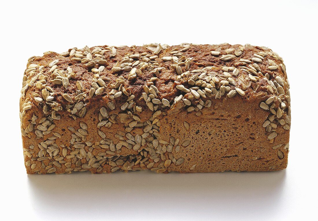 Tin loaf with sunflower seeds