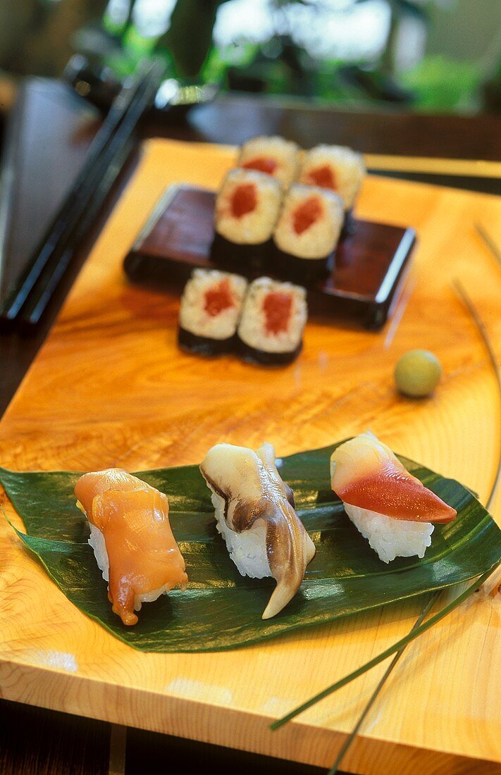 Various Types of Sushi