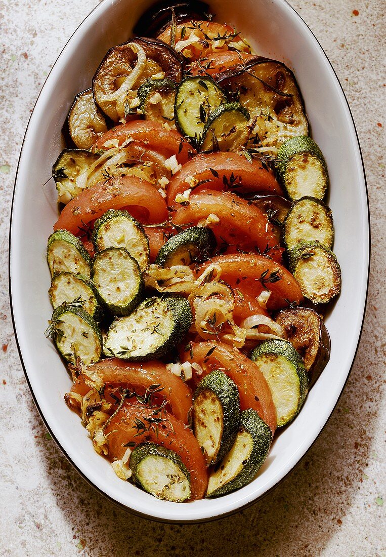 Ratatouille mit Reis