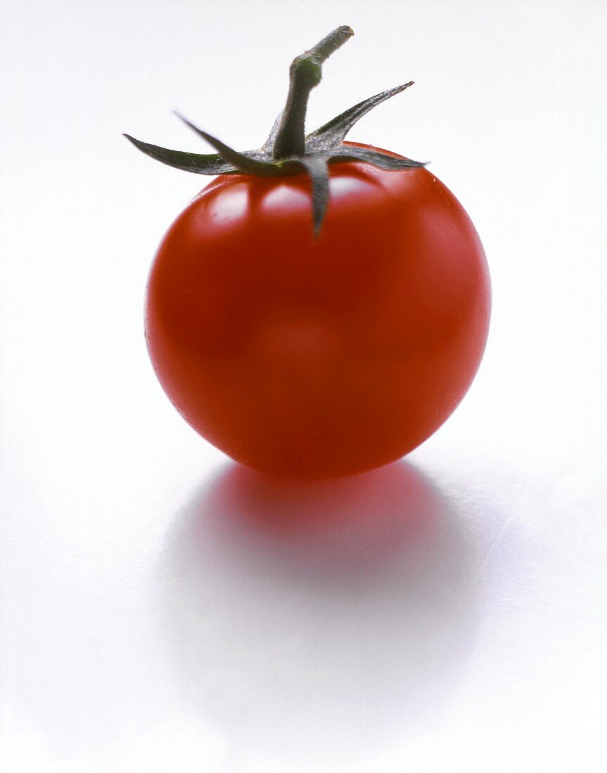 A Single Grape Tomato