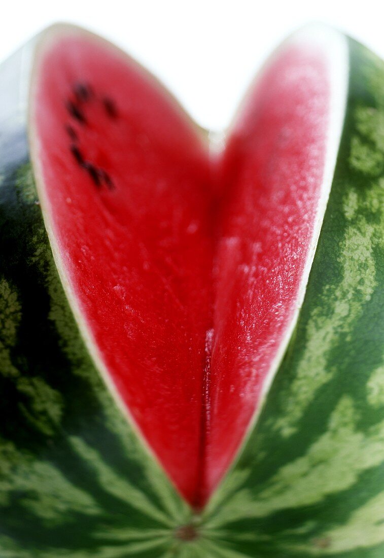 Wassermelone, angeschnitten