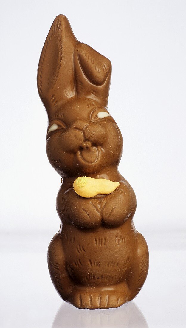 Chocolate Easter bunny with almond