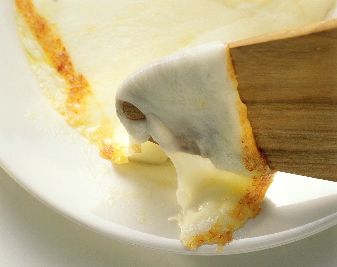 Käse mit hohem Fettgehalt zerfliesst gut beim Überbacken