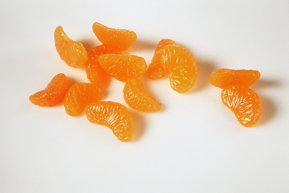 Mandarinenschnitze aus der Dose