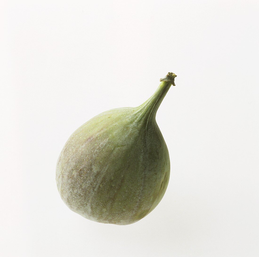 A whole fresh fig