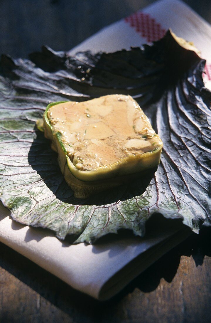 Terrine aus Kaninchen und Entenstopfleber