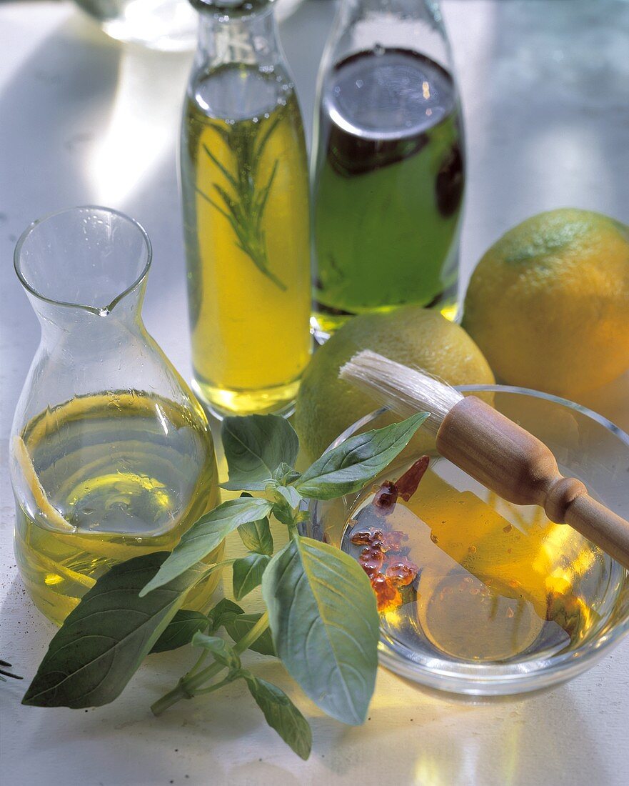 Homemade Herbed Oils