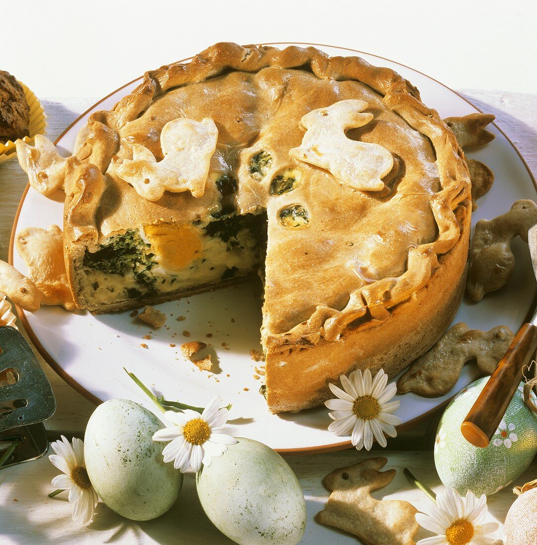 Spinach pie for Easter