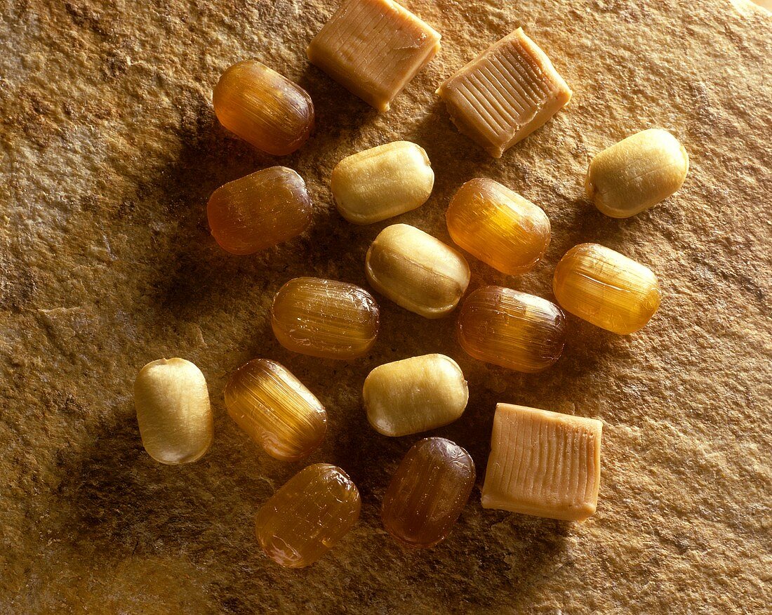 Honey sweets and toffees