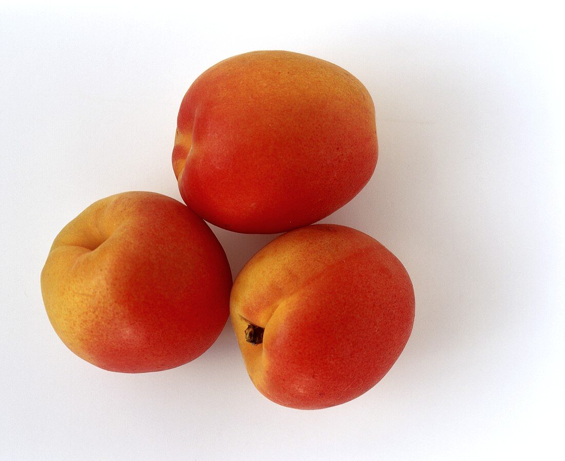Three Whole Apricots