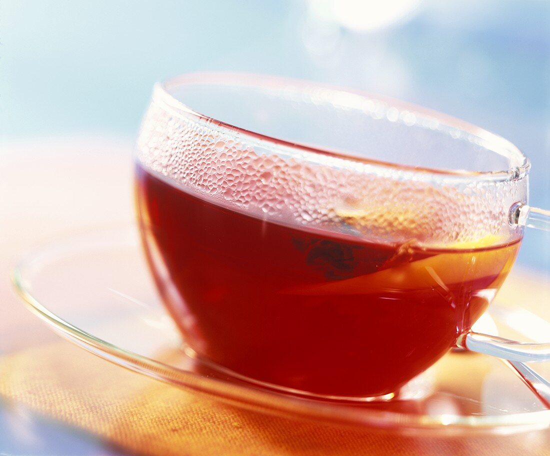 Hot Fruit Tea in Cup