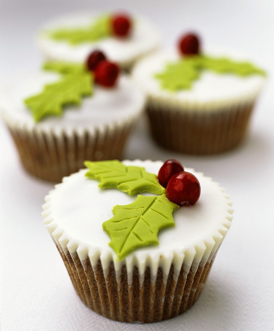 Cup-cakes for Christmas