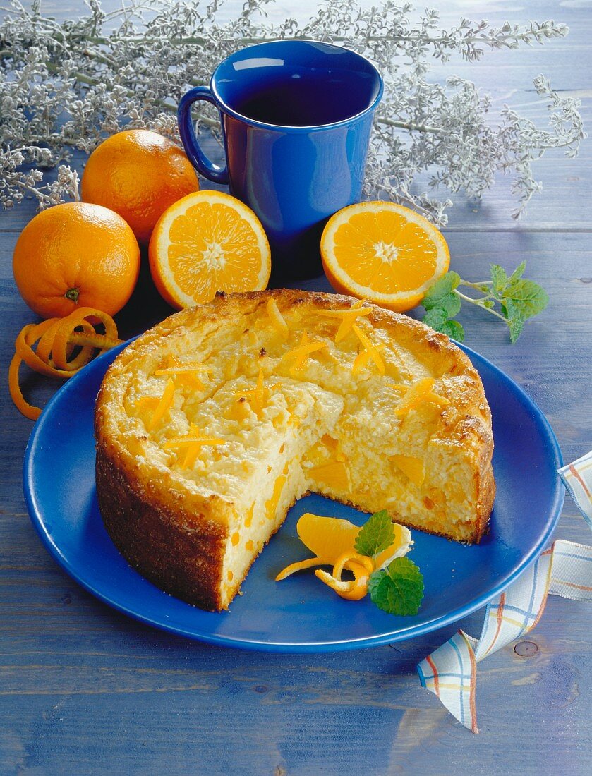 Orangen-Käse-Kuchen