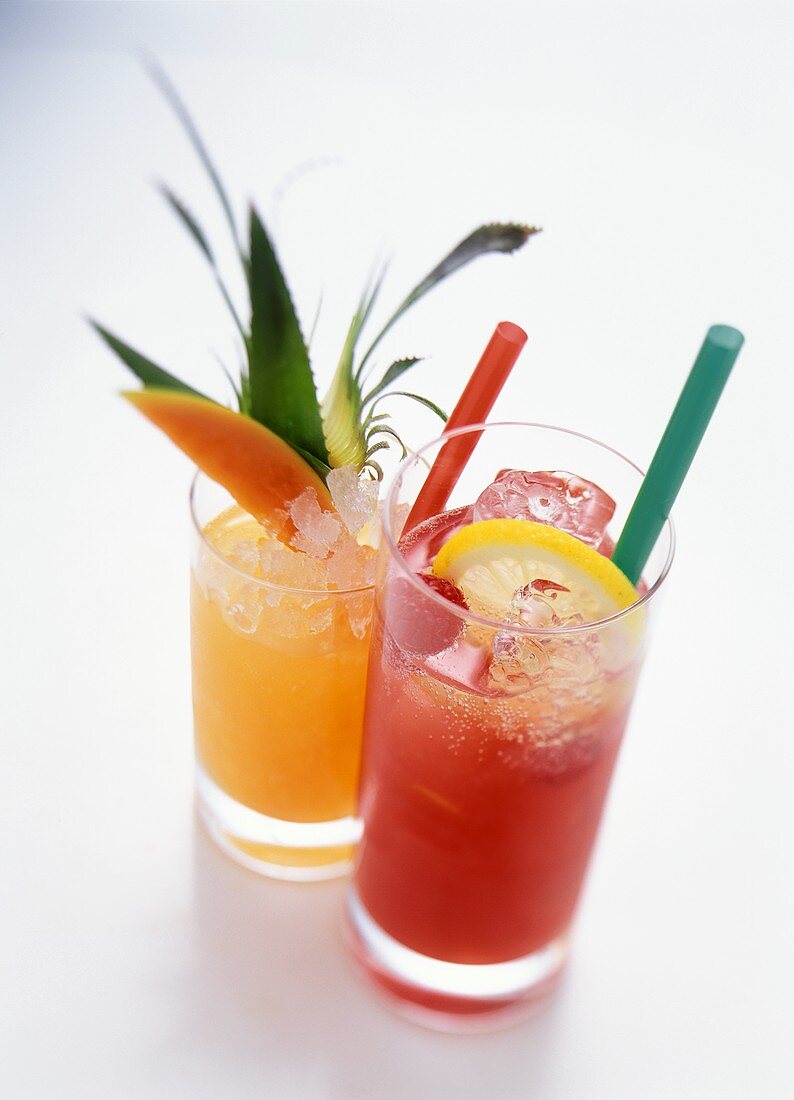 Exotische Fruchtcocktails