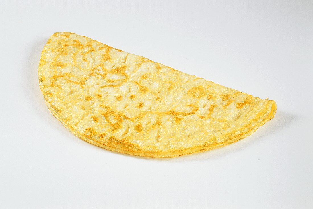Omelette, folded in half