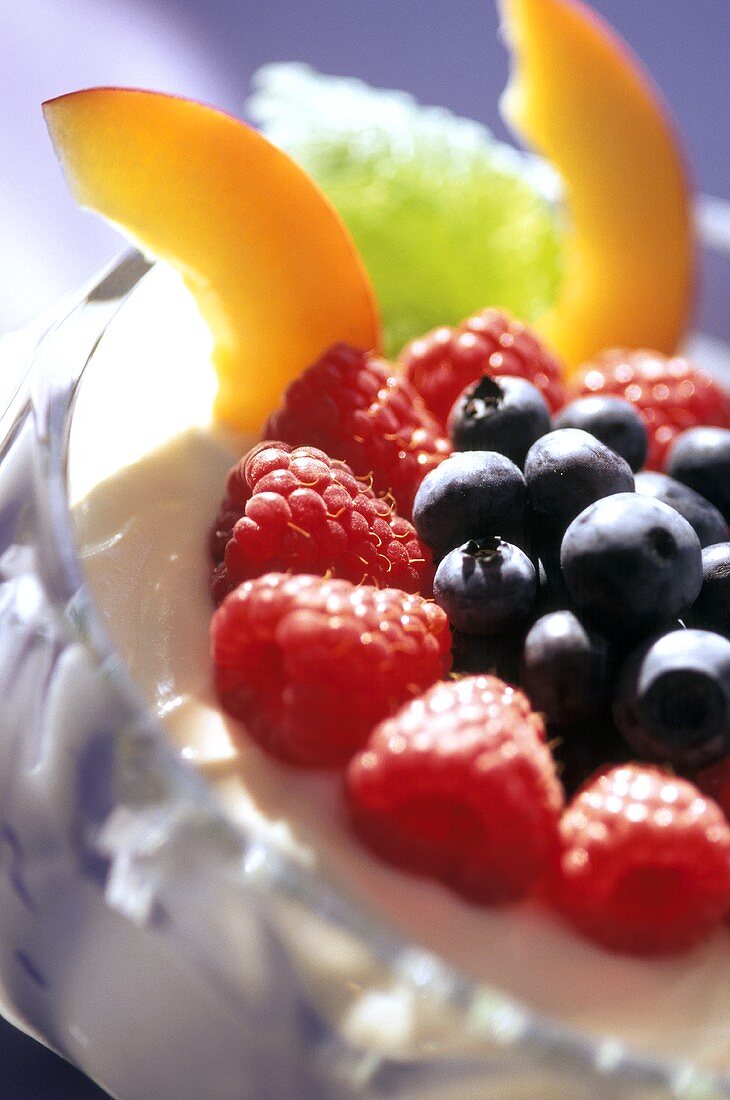 Quark Mousse with Berries