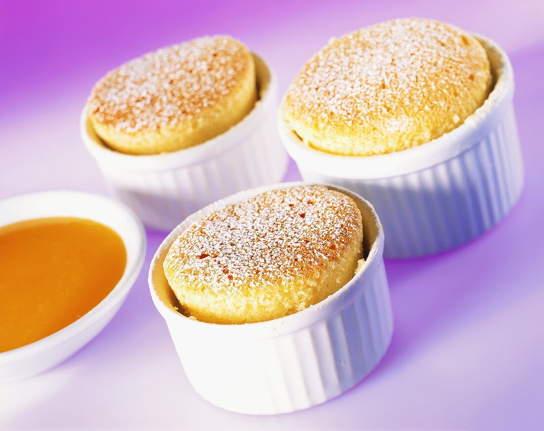 Marzipan quark souffle