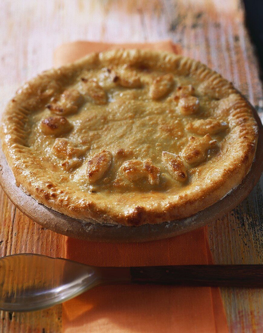 Kartoffelpie mit Fleischfüllung