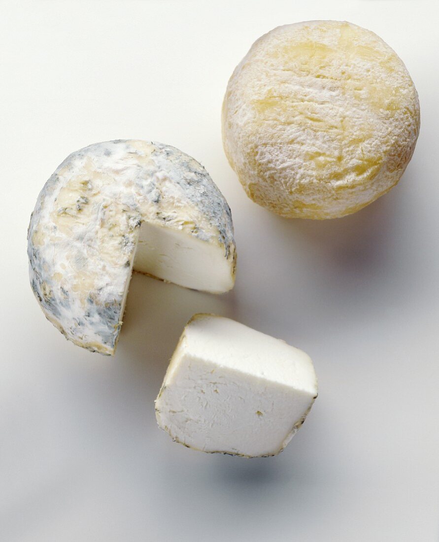 Goat's cheeses (Crottin de Chavignol & Picodon de la Drome)