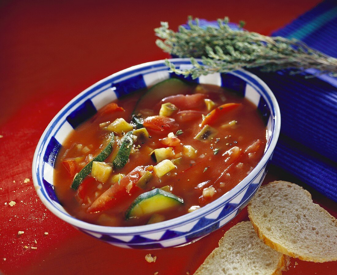 Ratatouille-Suppe