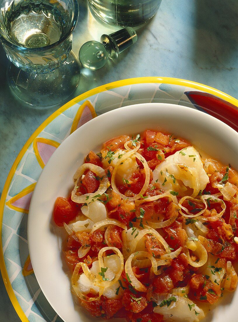 Stoccafisso in potacchio (Stockfish in tomato sauce)