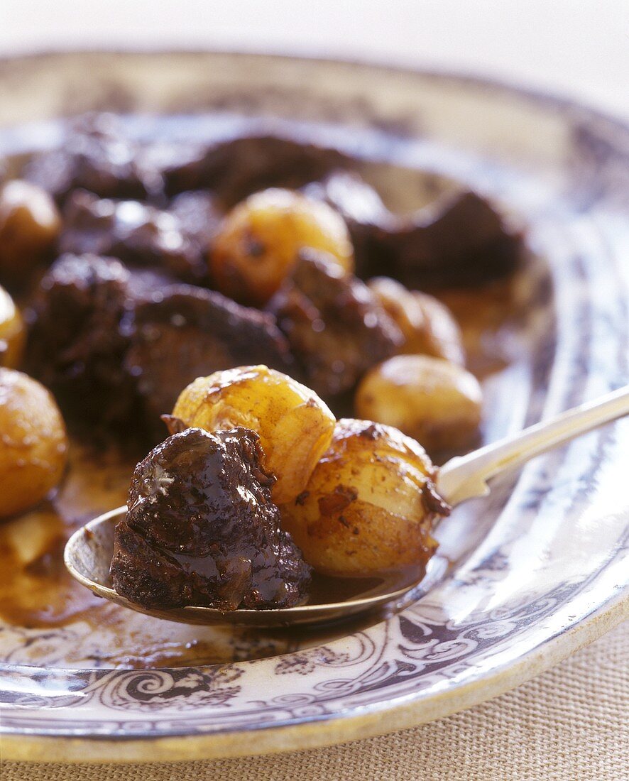 Beef and onion stew