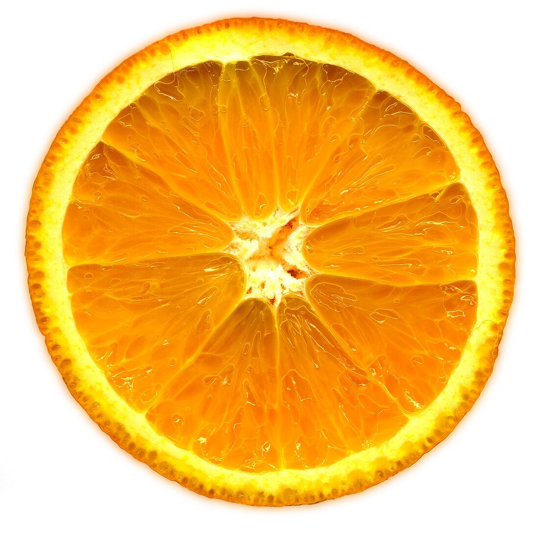 Orangenscheibe