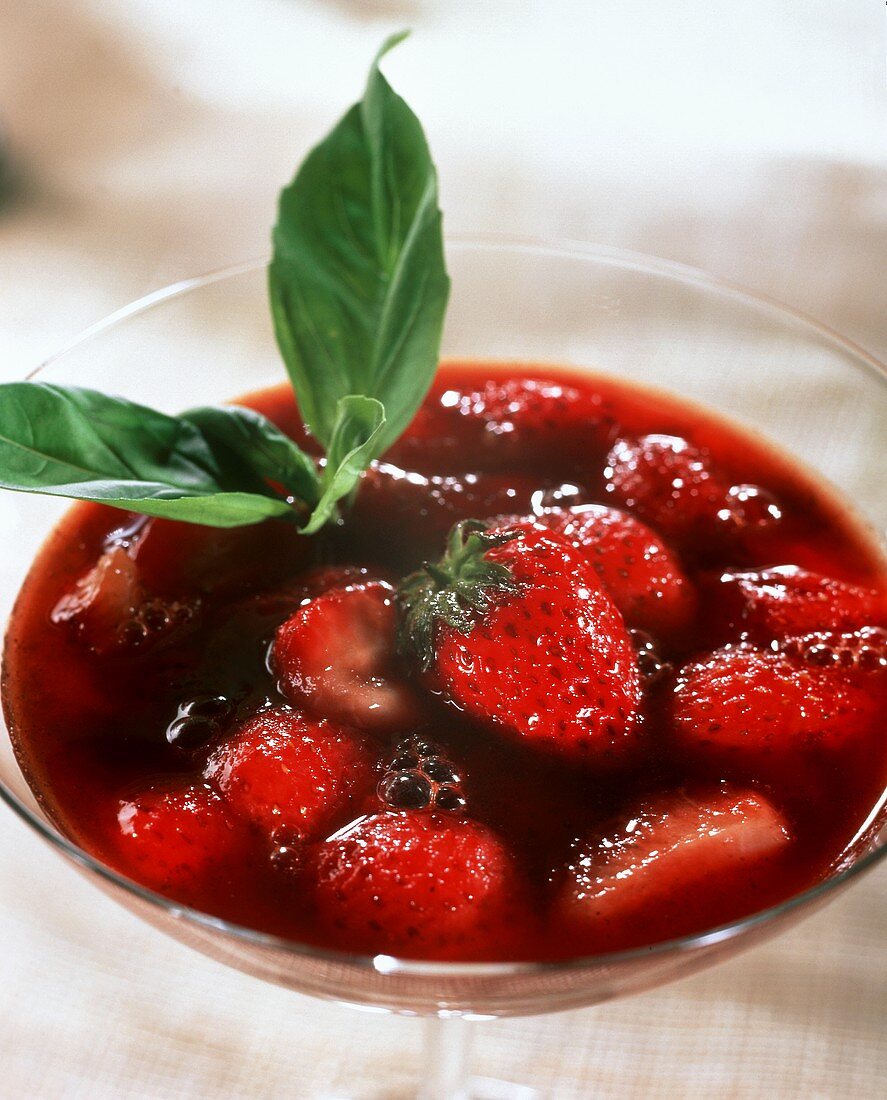 Erdbeeren mit Balsamico