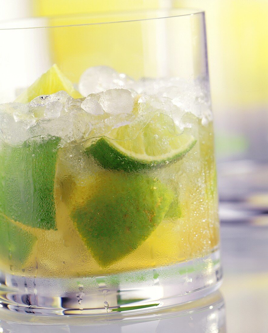 Caipirinha in Glass