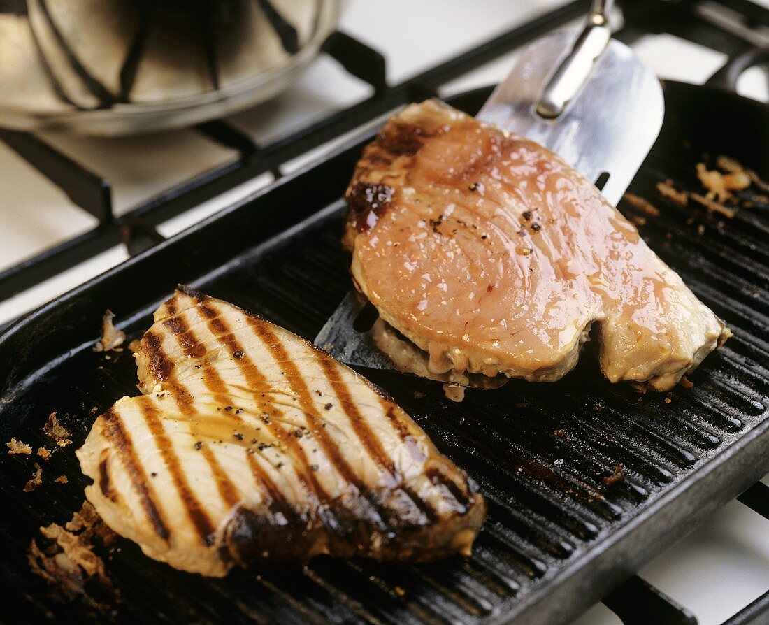 Thunfisch auf dem Grill