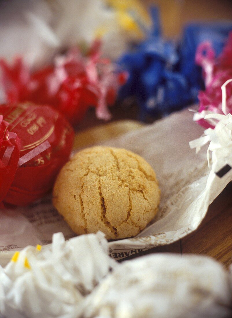 Amaretti mit Verpackung