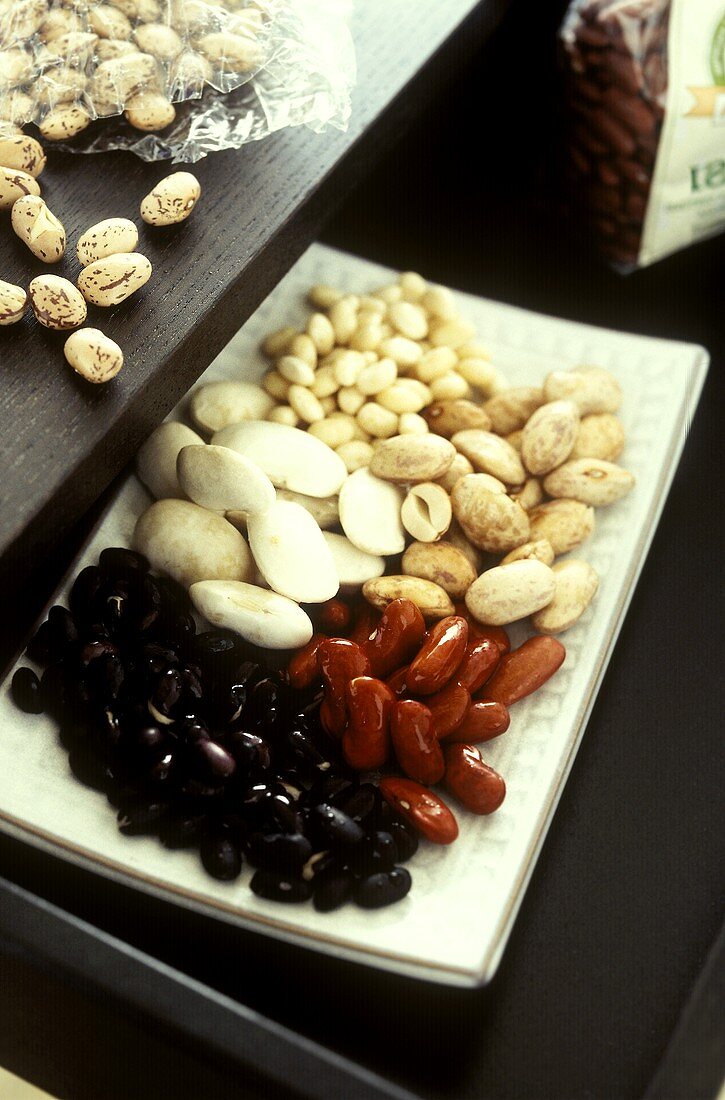 Various types of beans