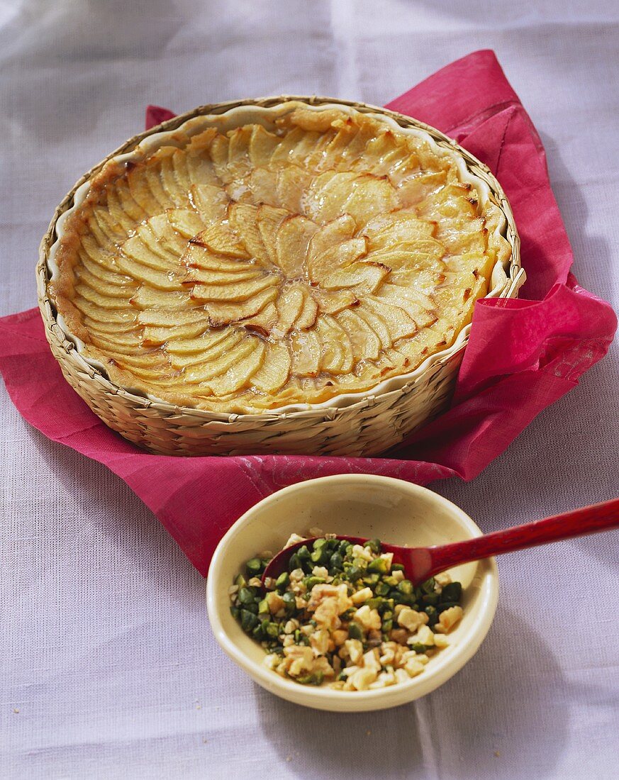 Apfel-Marzipan-Tarte